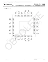 PI3EQXDP1201ZBEX Datasheet Page 2