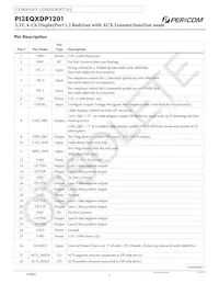 PI3EQXDP1201ZBEX Datasheet Page 3