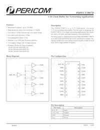 PI49FCT3807DS Datasheet Cover