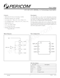 PI6C10804WEX Datasheet Cover
