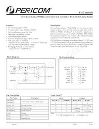 PI6C10806BLEX Datasheet Cover