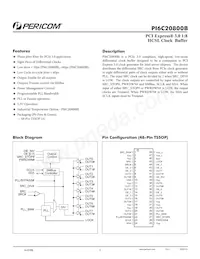 PI6C20800BIAEX Datasheet Cover