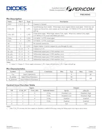 PI6C48545LEX Datasheet Page 2