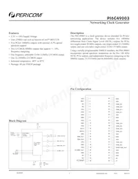 PI6C49003AEX Datasheet Cover