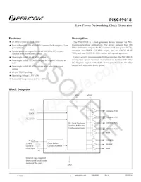 PI6C49018ZDIE Datasheet Cover