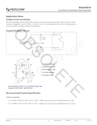 PI6C49019AIE Datasheet Pagina 12