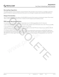 PI6C49019AIE Datasheet Page 13