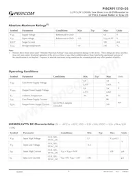 PI6C4911510-05FAIEX Datasheet Page 4