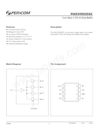 PI6C49X0204CWIE Datasheet Cover