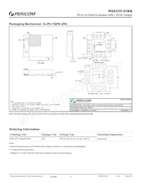 PI6C557-01BQZHIEX Datasheet Page 9