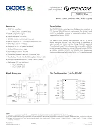 PI6C557-03AQE Datasheet Cover