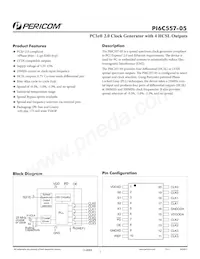 PI6C557-05LEX數據表 封面