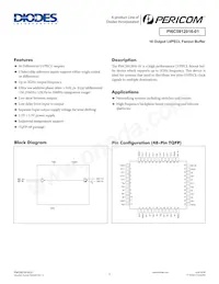 PI6C5912016-01FAIEX Datasheet Cover