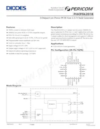 PI6CFGL201BZDIE Datasheet Cover