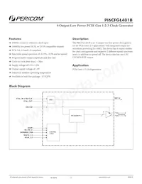 PI6CFGL401BZHIEX Datasheet Cover