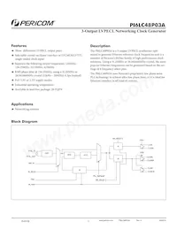 PI6LC48P03AZHIE Datasheet Cover