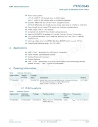 PTN36043BXZ Datasheet Page 2