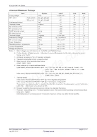 R2A20104SP#W0 Datasheet Page 7