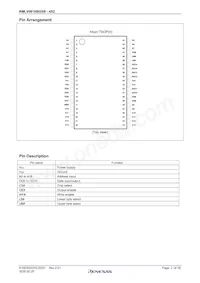 RMLV0816BGSB-4S2#HA0 Datasheet Page 2