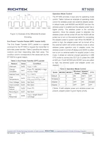 RT1650WSC Datasheet Page 19