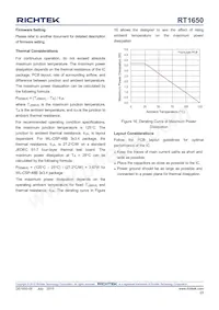 RT1650WSC Datasheet Page 23