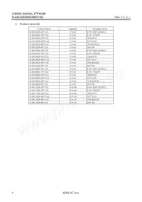 S-24C16DI-J8T1U5 Datasheet Page 4