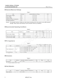 S-24C16DI-J8T1U5 Datasheet Pagina 6