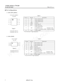 S-24C32CI-I8T1U3 Datasheet Pagina 2