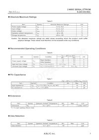S-24C32CI-I8T1U3 Datasheet Page 5