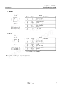 S-25C040A0I-J8T1G Datasheet Pagina 3