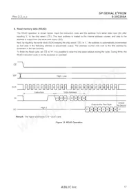 S-25C256A0I-T8T1U4 Datasheet Pagina 17