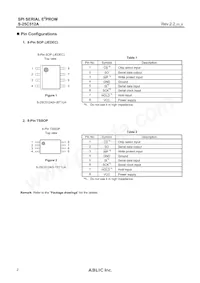 S-25C512A0I-J8T1U4 Datasheet Page 2