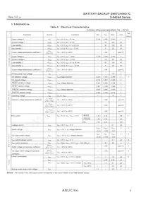 S-8425AAAFT-TBG Datasheet Page 9