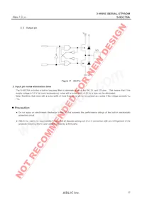 S-93C76ADFJ-TB-G Datasheet Pagina 17