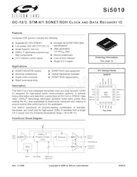 SI5010-B-GMR Datenblatt Cover