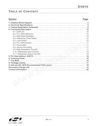 SI5010-B-GMR Datasheet Page 3