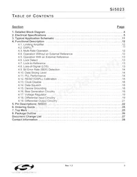 SI5023-D-GMR Datasheet Pagina 3