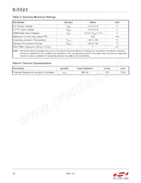 SI5023-D-GMR Datasheet Page 10