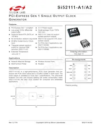 SI52111-A2-GTR Datasheet Cover