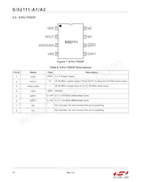 SI52111-A2-GTR Datasheet Pagina 12
