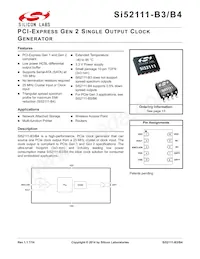 SI52111-B4-GT Datasheet Cover