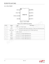 SI52112-A2-GTR Datasheet Page 12