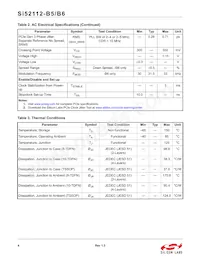 SI52112-B6-GM2R Datasheet Page 4