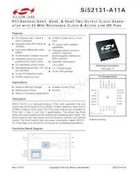 SI52131-A11AGMR Datenblatt Cover