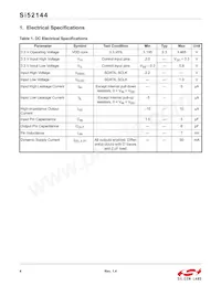 SI52144-A01AGM Datasheet Page 4