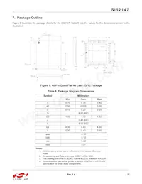 SI52147-A01AGMR Datasheet Page 21