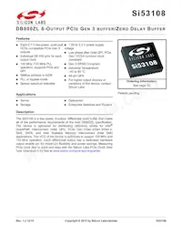 SI53108-A01AGMR Datasheet Cover
