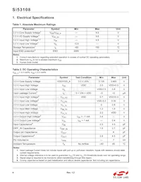 SI53108-A01AGMR Datasheet Page 4
