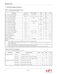 SI53112-A00AGMR Datasheet Page 4