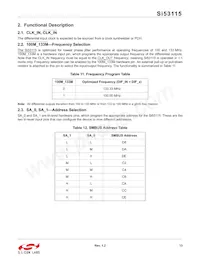 SI53115-A01AGM Datasheet Page 13